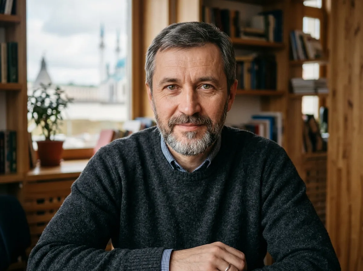 Аватар мужчины по имени Николай из Казани, нейтральный портрет мужчины средних лет
